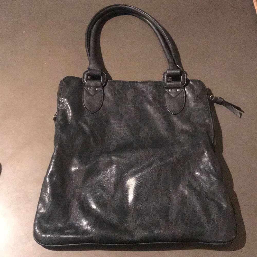 The Limited Black Lace Tote